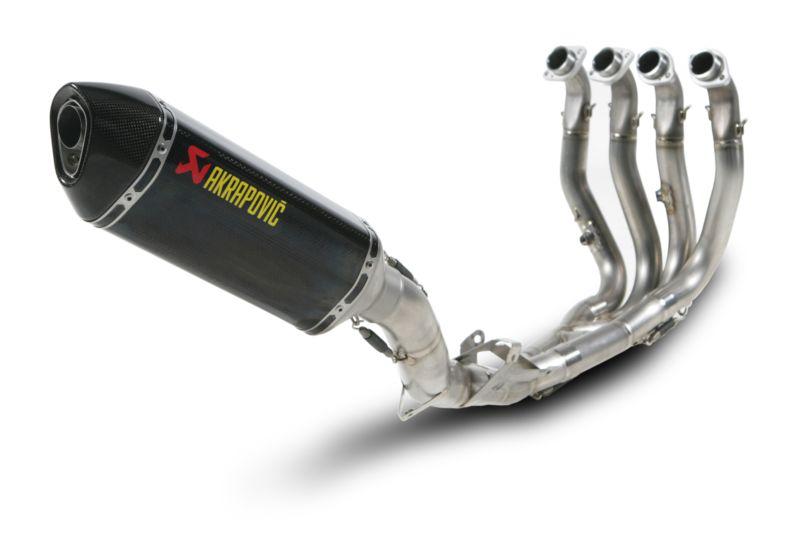 Akrapovic evolution 4:2:1 full exhaust system hex ti/ti/cf/cf for kaw zx-10r