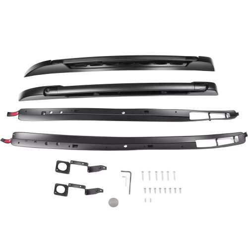 Aluminium roof rack set for 05-23 toyota tacoma double cab cross bar + side rail