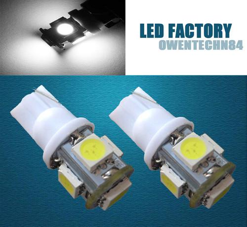 Oa 4x super white 5-smd led t10 map light bulbs 904 906 194 1252 168 t15 #oa26