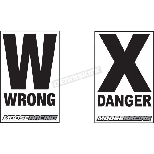 Moose danger/wrong way course signs - 9901-0319