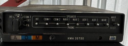 King kma 20 tso audio panel with marker beacon