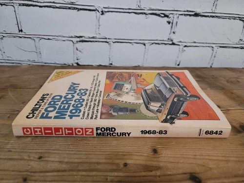 Chilton repair &amp; tune up guide manual ford mercury 1968-83 repair service book