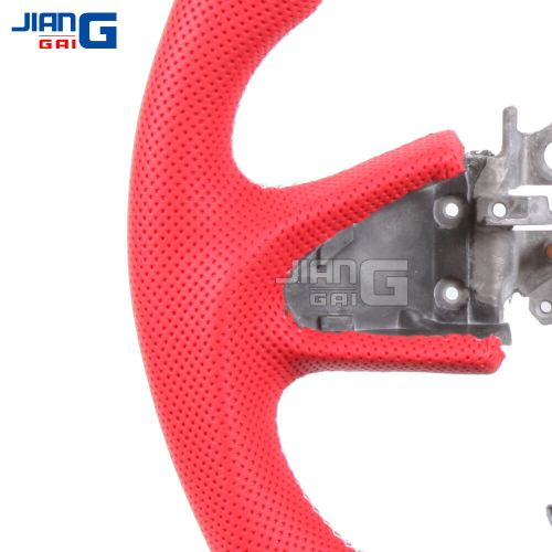 Honeycomb carbon fiber perforated leather steering wheel fit infiniti q50 10-16