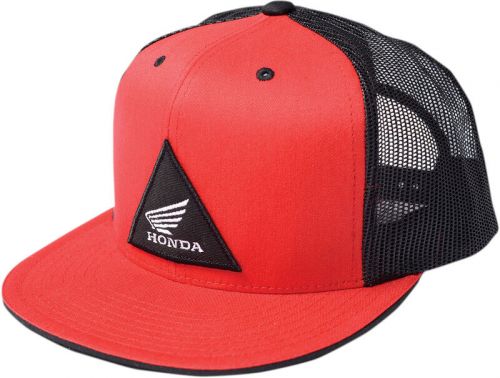 Fx honda tri snapback mesh hat red/black 18-86200