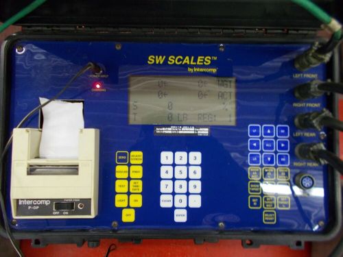 Intercomp 100155 sw series vehicle scale system