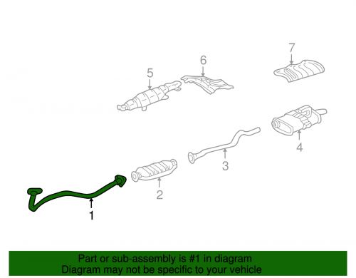 Genuine gm front pipe 24577062