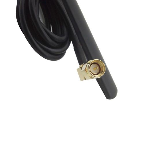 1x wifi antenna 4 dbi with rp-sma male connector, 2.4ghz for car mobile radio