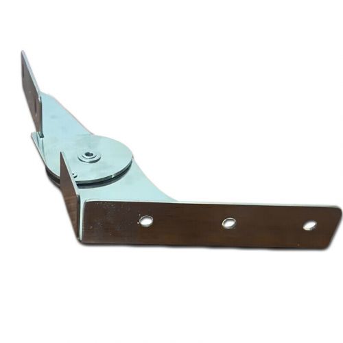 Set of 2 7mm dia. silver ranger boat folding seat hinge bracket stainless steel