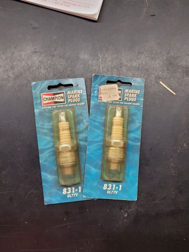 Champion marine spark plugs #ul77v, 831-1