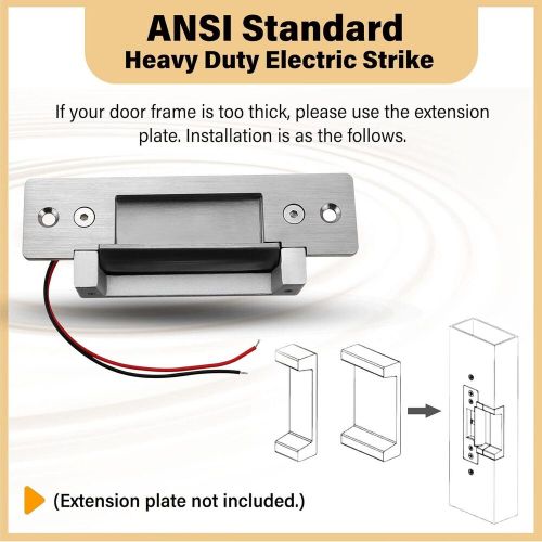 Heavy duty electric door strike lock，ansi standard fail-secure/fail-safe...