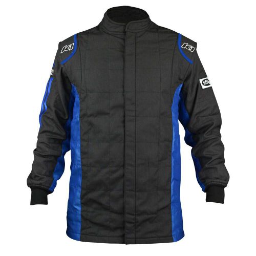 K1 racegear    21 spt nb xl    jacket sportsman black   blue x large