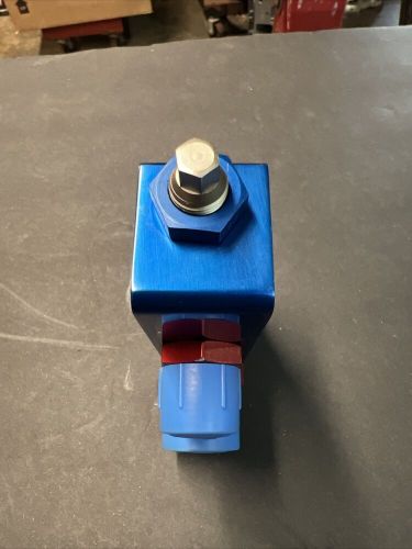 Oil pressure adjustable bypass valve -12 in and out -10 bypass