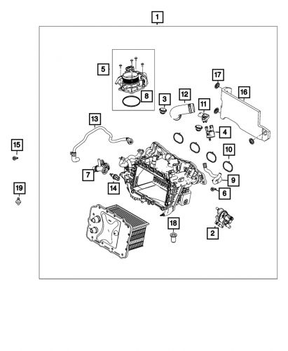 Genuine mopar hex flange head bolt 6511896aa