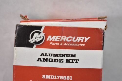 Mercury mercruiser aluminum anode kit 8m019981 genuine oem for v12 600 hp