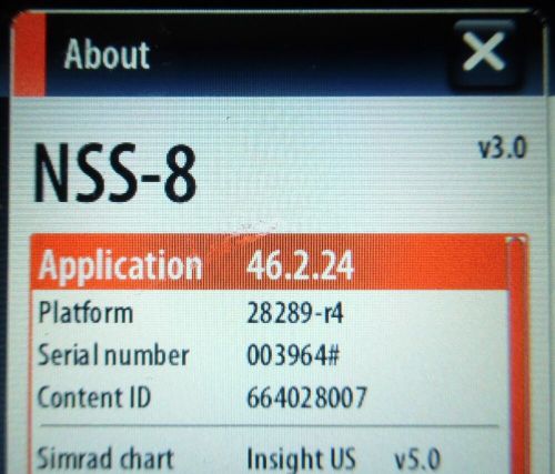 Simrad nss8 amer mfd display 90-day warr (tested good)