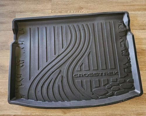 Subaru 2024 crosstrek rear cargo tray liner black oem new j501sfn210 genuine