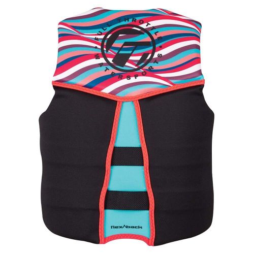 Full throttle women&#039;s rapid-dry flex-back life jacket - women&#039;s l - pink/black