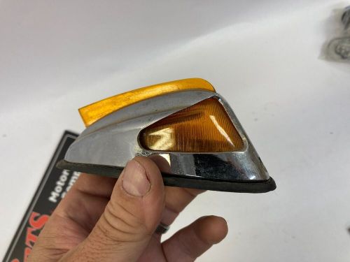 Harley amber front fender flash gordon trim light lamp ornament