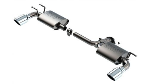 Borla 11970 - s-type™ 304 ss axle-back exhaust system with split rear exit