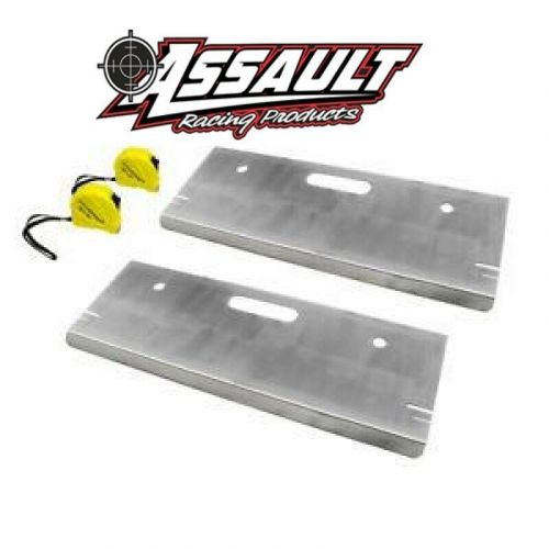 Arc 82015 aluminum toe plates with tape measures imca usra nascar off road