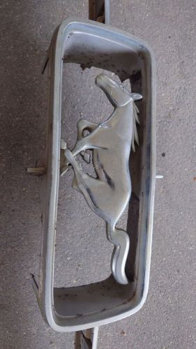 Entire 1964 1965 ford mustang horse corral emblem front grille bezel spears oem