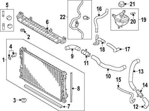 Genuine mitsubishi reservoir hose 1375a666