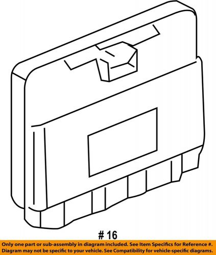 Chevrolet gm oem control module 19369689