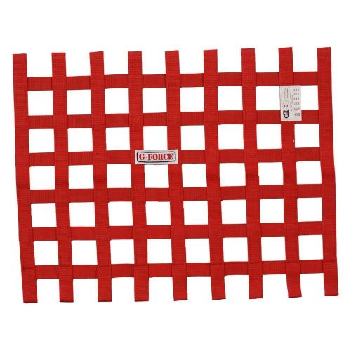 G-force racing gear 4131rd - ribbon red window net