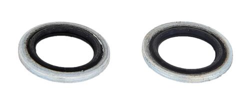 Jegs 100176 stat-o-seal washers m10 buna-n rubber o-ring mechanically locked in