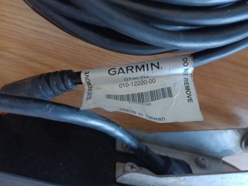 Garmin marine chart plotter gt40-tm transducer 010-12220-00  12 pin plug