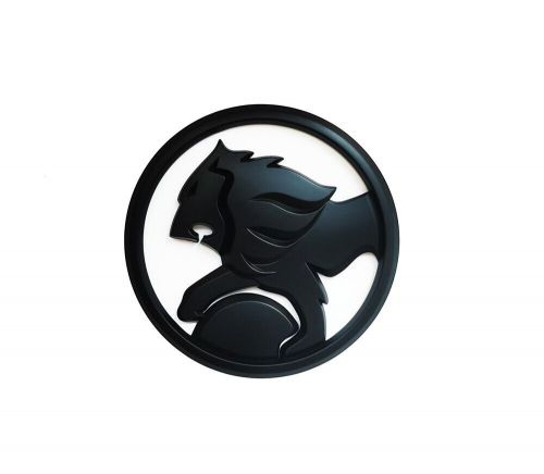 Matte black badge &#034;lion&#034; emblem fit holden for monaro v2 vy &amp; vz pontiac boot