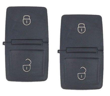 2x volkswagen vw key 2 buttons replacement pad for bettle golf jetta passat