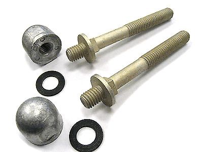 55989a8 8m0030655 mercruiser quicksilver round acorn anode &amp; bolt kit alpha one