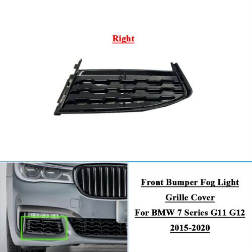 Front bumper fog lamp grille for bmw 7 series g11 g12 2015-2020 right