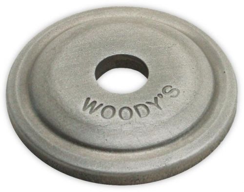 Woodys round digger aluminum support plates natural 5/16&#034; 24-pack