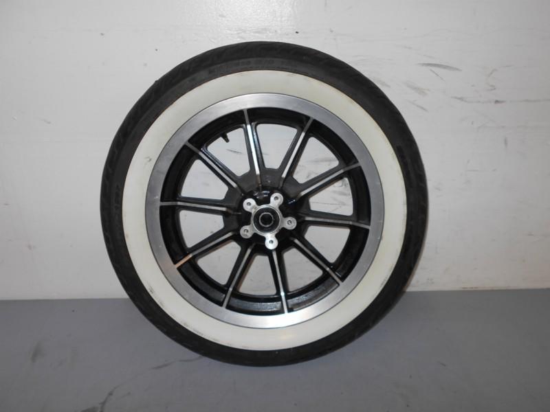 #7465 - 1990 90 harley touring ultra classic tour glide  front wheel with tire