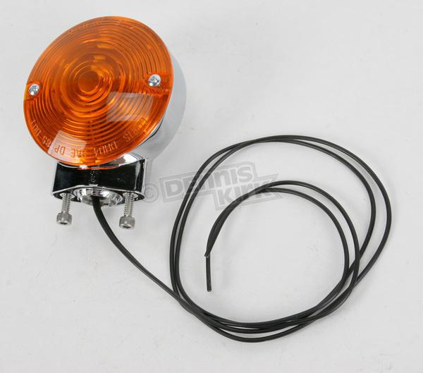 Chris products dual filament turn signal assembly harley touring fl - amber