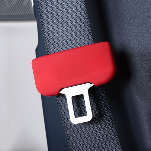 For tesla model 3/y safety belt protection silicone cover sleeve seat belt clips