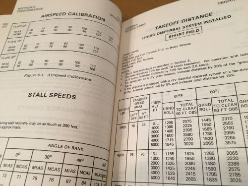 1981 cessna ag husky t188c pilot&#039;s information manual