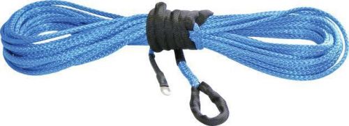 Kfi synthetic winch rope kit blue 15/64&#034; x 38&#039;