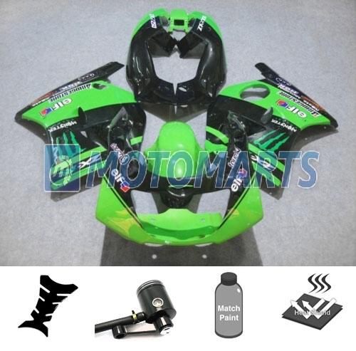 Bundle fairing kit w/ brake fluid pot for kawasaki zx 2r zx r250 93 94 95 96 acm