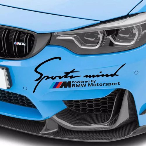 Sports mind powered by m bmw motorsport vinyl sticker decal f10 f20 f30 e60 e70