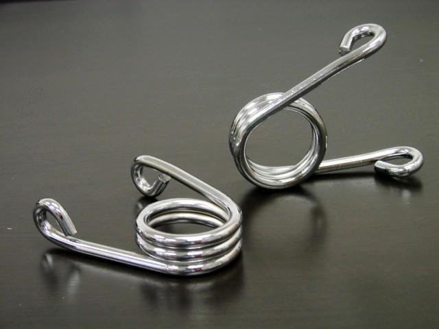 Torsion type solo seat scissor spring 2" custom chrome for harley sportster xl