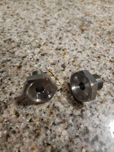 Titanium king pin caps sprint car midget