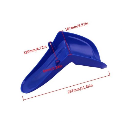 Retro motorcycle blue front mudguard splash guard cover for yamaha pw50 cruiser