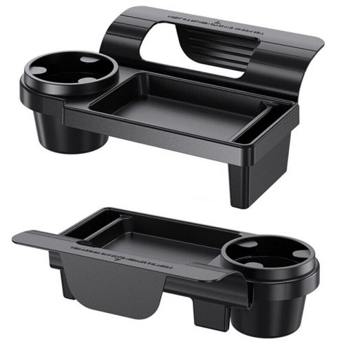 Multifunctional car organizer box with cup holder side door drink window holder