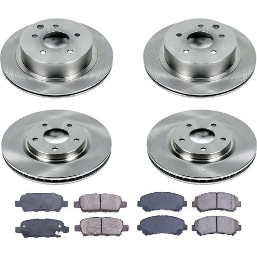 68oerep82 sure stop 4-wheel set brake disc and pad kits front &amp; rear for nissan