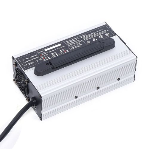 48 volt 15 amp automatic smart battery charger plug 2 led for club car golf cart