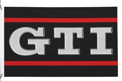 Gti  workshop/mancave advertising fan flag/banner