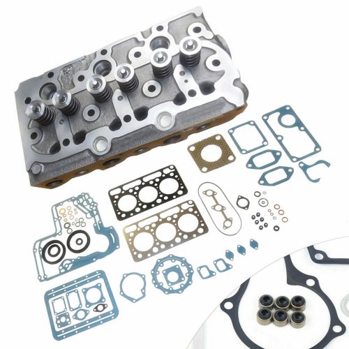 For kubota d950 d850 engine complete cylinder head w/valves +full gasket kit